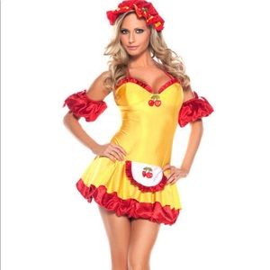 Plus size Sexy Cherry Tart Halloween Costume